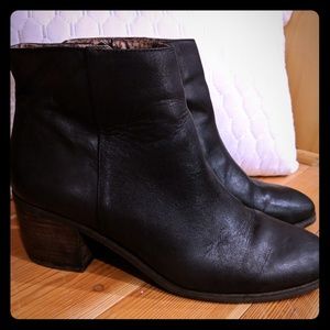 Lucky brand black booties